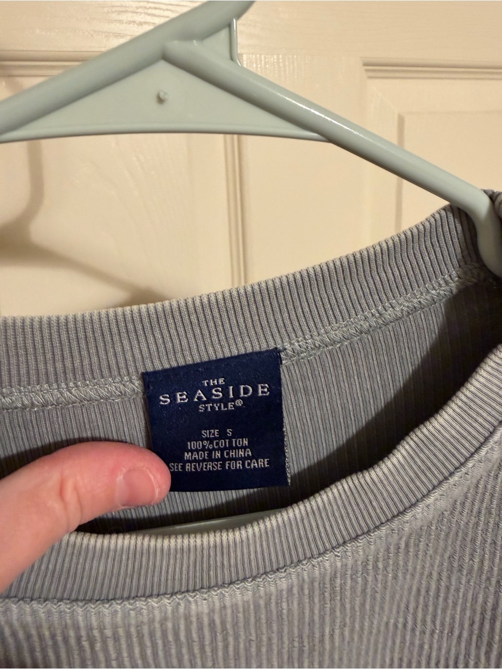 Seaside Granite Ribbed Sweatshirt - Picture 3 of 3